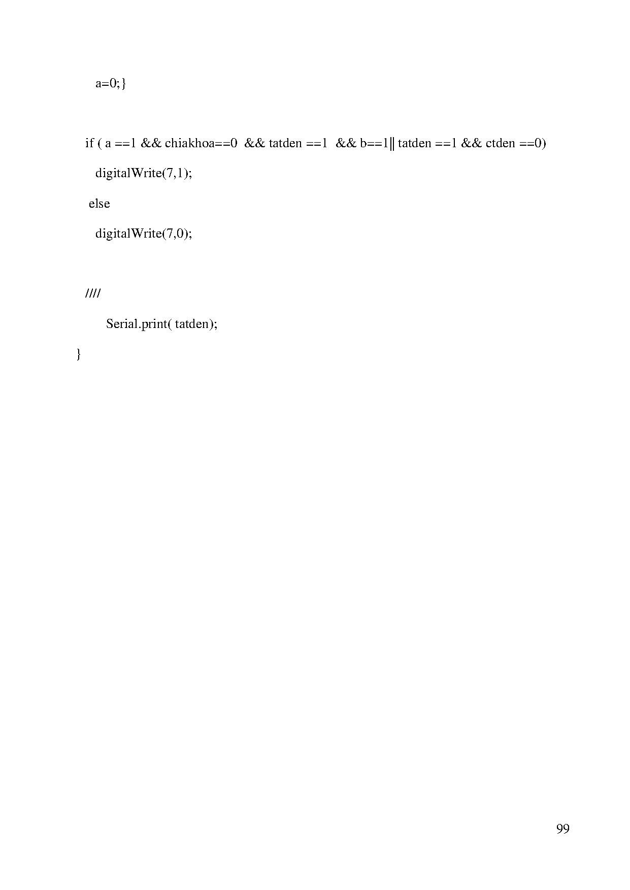 Đồ án tốt nghiệp - Nghiên cứu lý thuyết, thực hiện mô hình hệ thống chiếu sáng thông minh trên ô TĐM - Trang 120