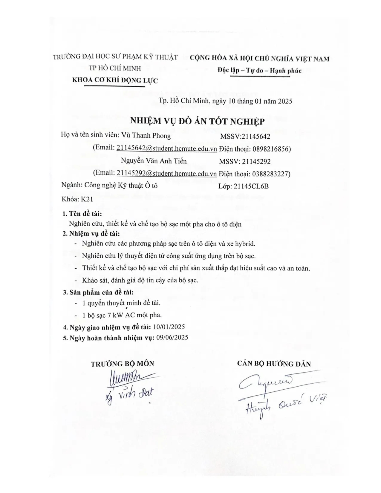 Đồ án tốt nghiệp - Nghiên cứu, thiết kế và chế tạo bộ sạc một pha cho ô tô điện - Trang 3