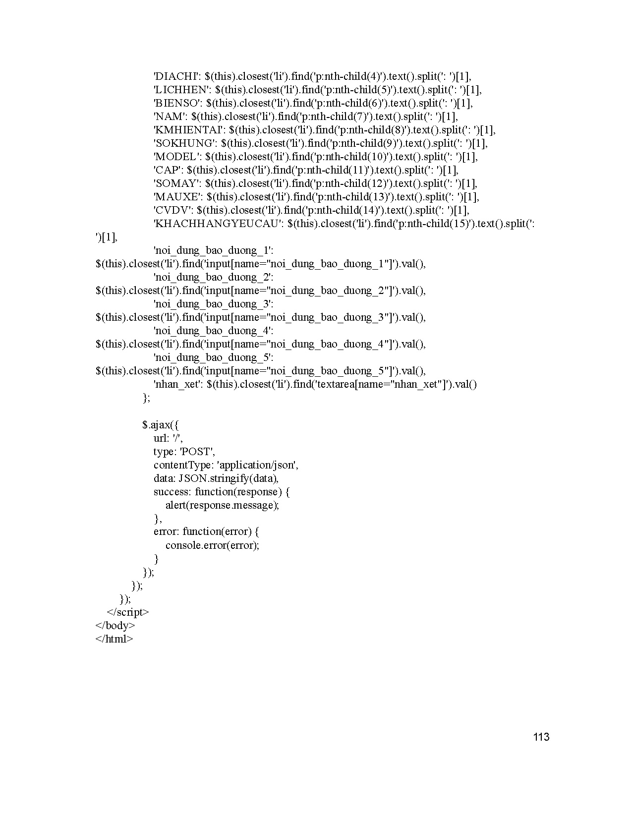 Ảnh một số trang tài liệu