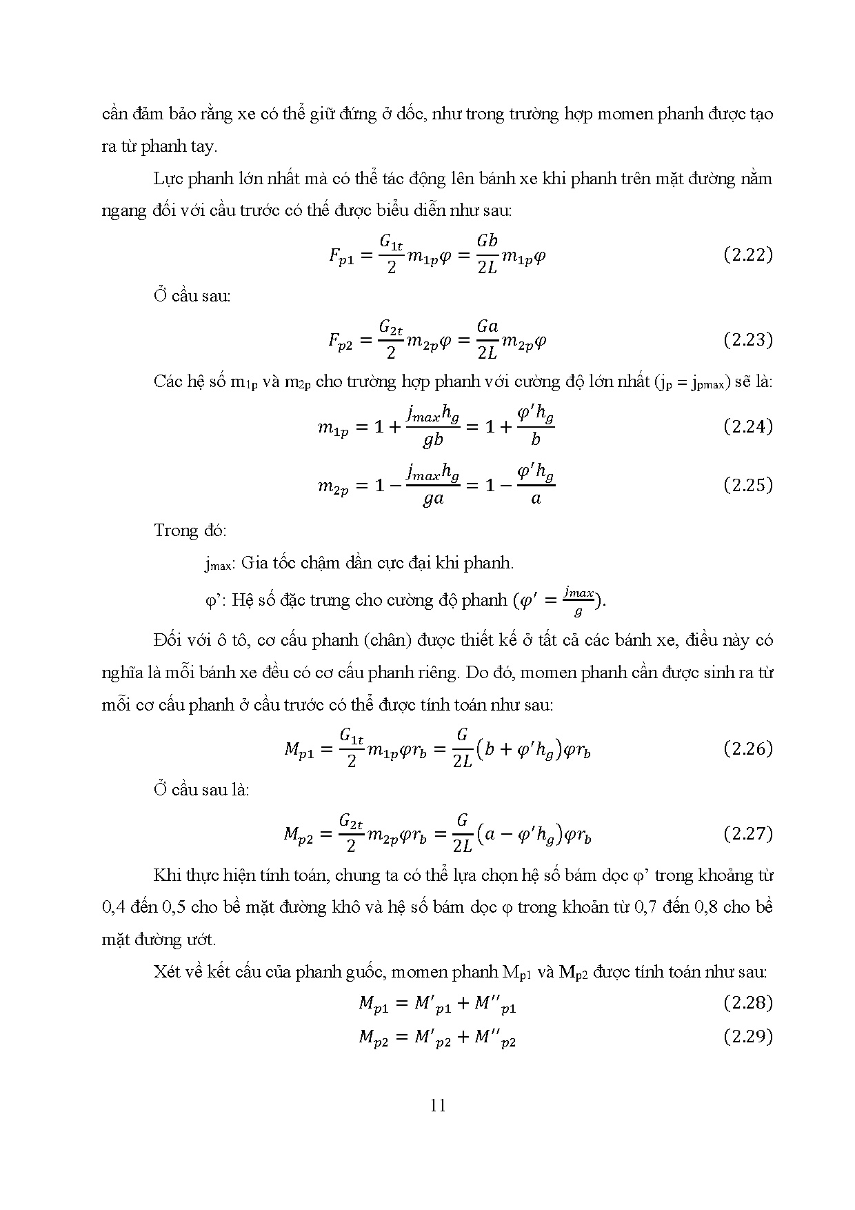 Đồ án tốt nghiệp - Nghiên cứu, thiết kế mô phỏng hệ thống phanh ABS và EBD trên xe BMW XVB 3 BPMMSVC - Trang 33