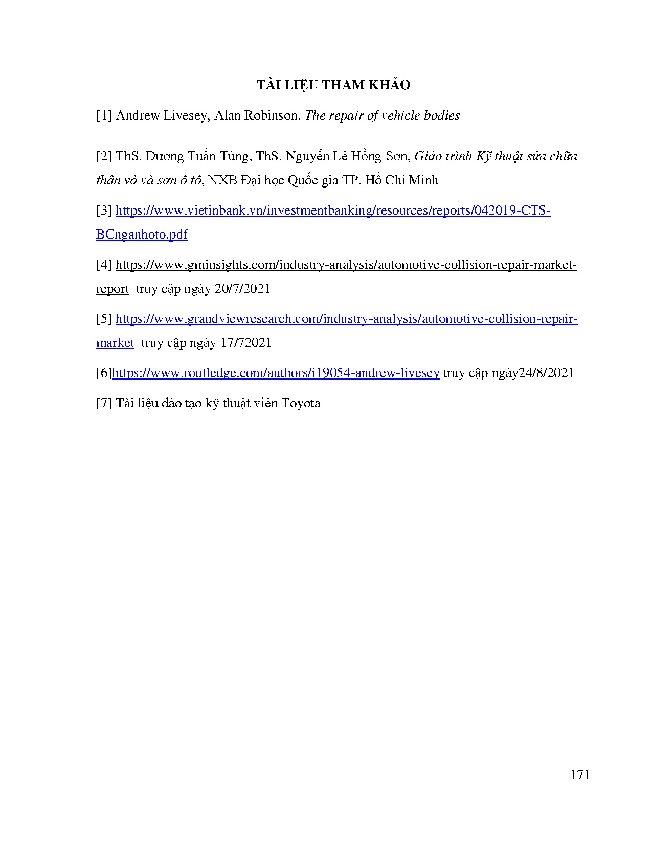 Ảnh một số trang tài liệu