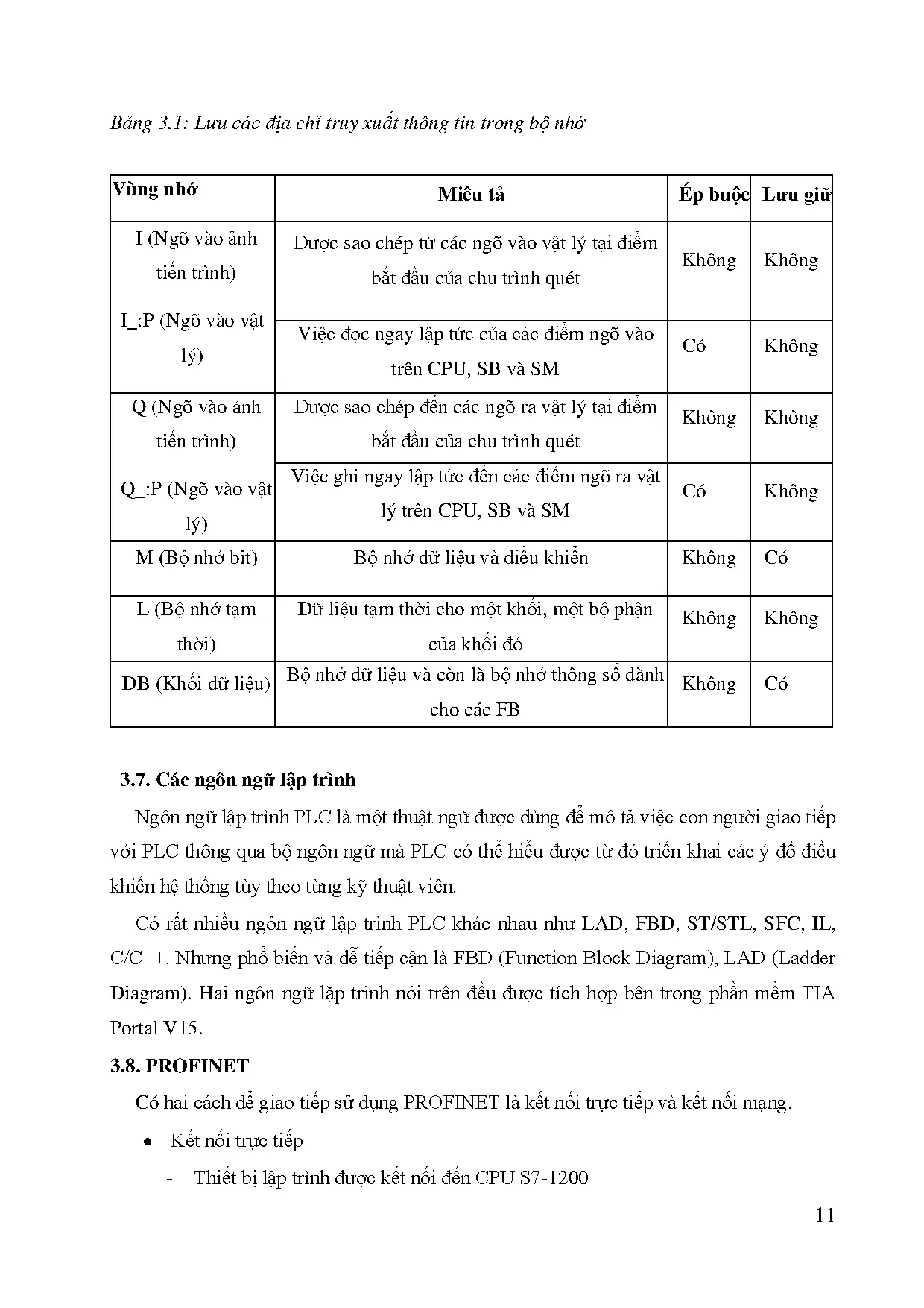 Đồ án tốt nghiệp - Điều khiển, giám sát hệ thống trữ đông bằng máy tính sử dụng PLC SDRHTĐHKKCTN - Trang 30