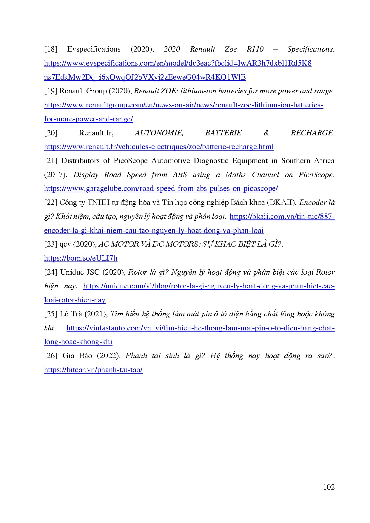 Đồ án tốt nghiệp - Khảo sát và thực nghiệm trên xe Renault Zoe 2020 - Trang 121