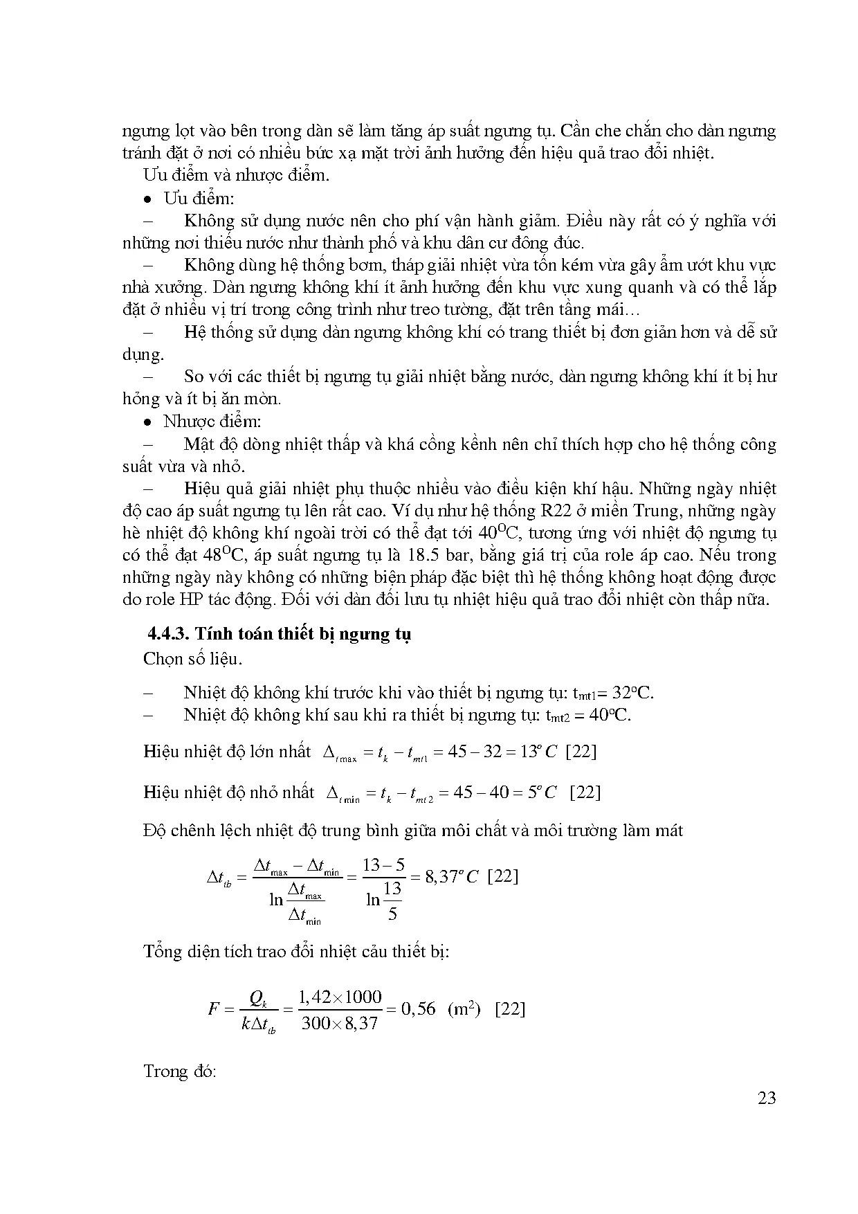 Đồ án tốt nghiệp - Tính toán thiết kế chế tạo hệ thống lạnh làm lạnh bia: Đồ án tốt nghiệp NCNKTN - Trang 38