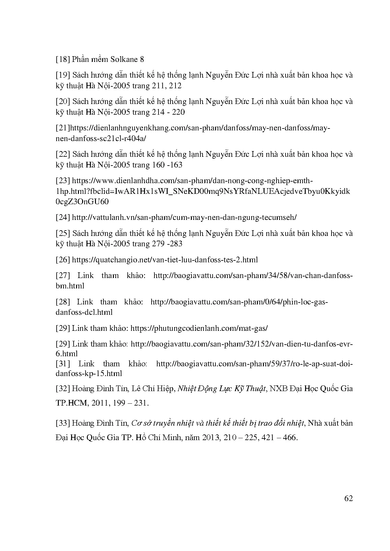 Đồ án tốt nghiệp - Tính toán thiết kế chế tạo hệ thống lạnh làm lạnh bia: Đồ án tốt nghiệp NCNKTN - Trang 77