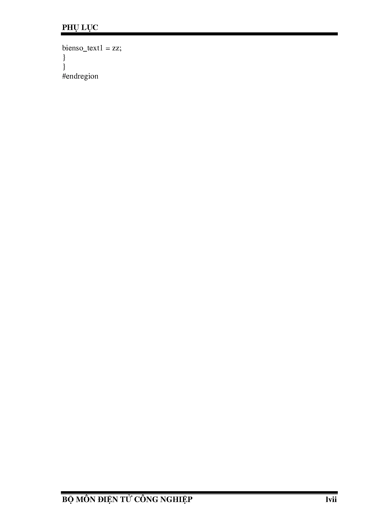 Đồ án tốt nghiệp - Thiết kế và thi công mô hình điều khiển, giám sát bãi giữ xe ô tô tự động - Trang 147