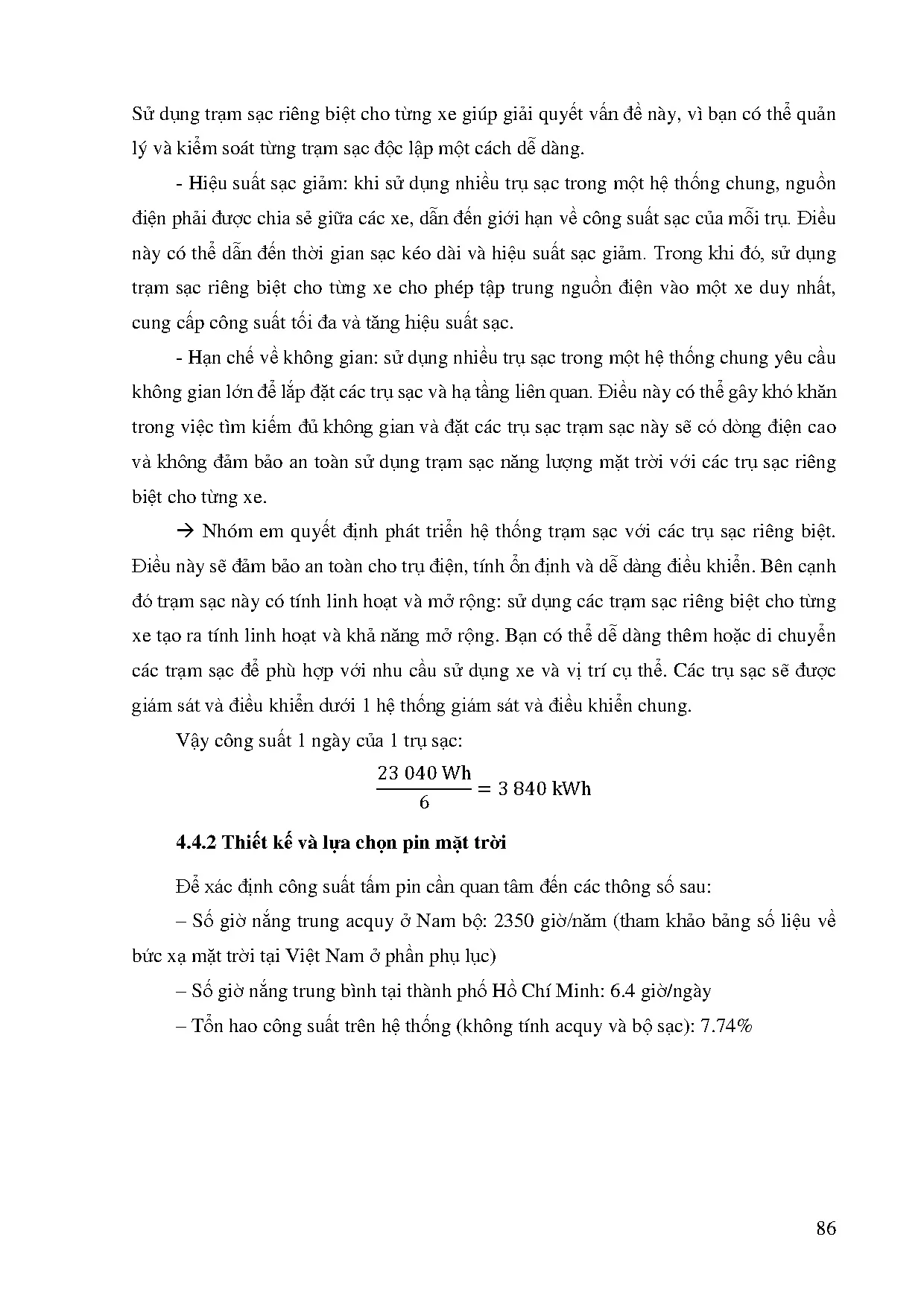 Đồ án tốt nghiệp - Thiết kế hệ thống trạm sạc năng lượng mặt trời độc lập cho xe điện, theo DBTBTX - Trang 102