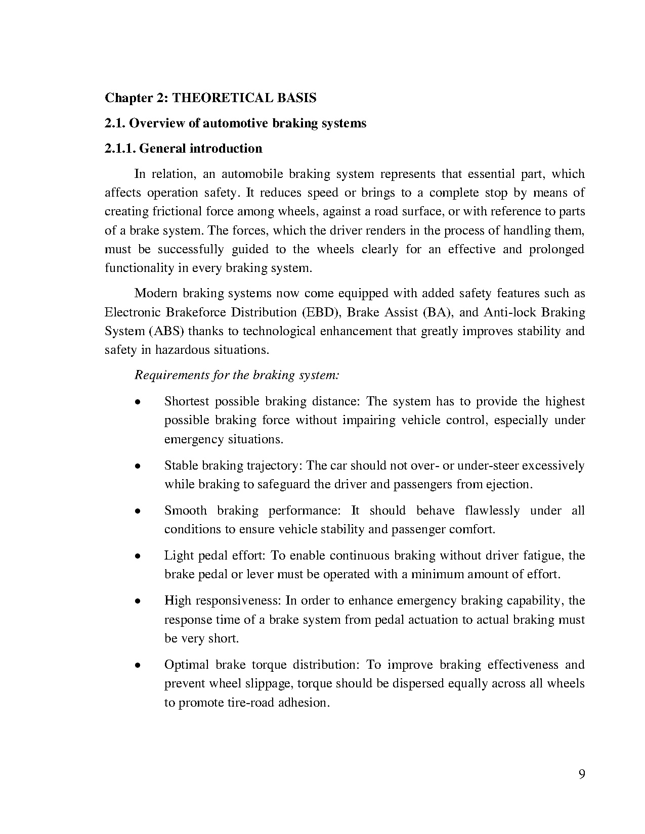 Đồ án tốt nghiệp - Durability testing and maintenance of the brake system on Mazda CX-5 premium 2022 - Trang 26