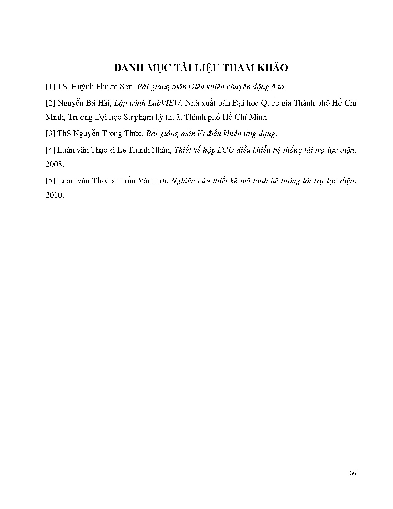 Đồ án tốt nghiệp - Thiết kế mô hình hệ thống lái trợ lực điện có giao tiếp máy tính phục vụ giảng D - Trang 82
