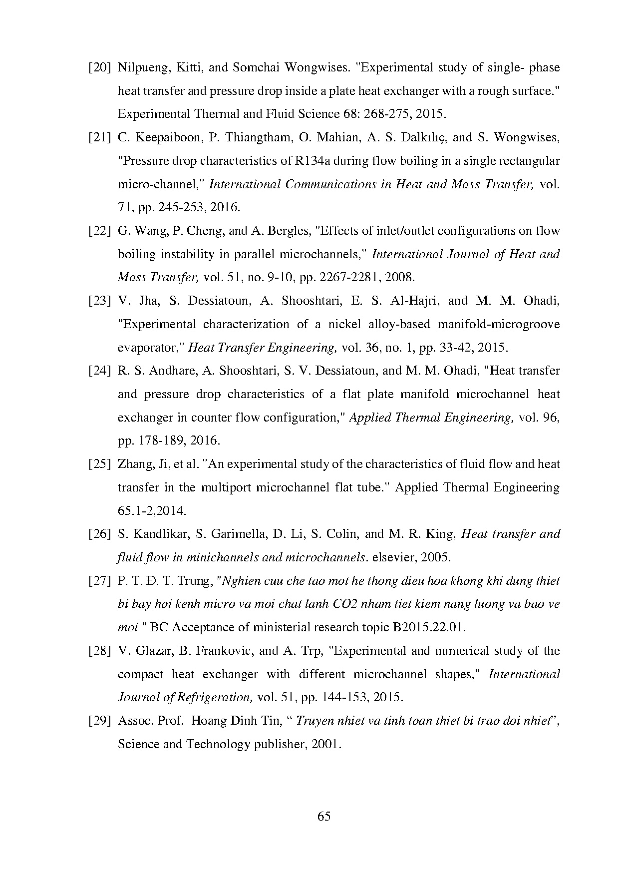 Đồ án tốt nghiệp - Experimental study to determine the heat flux and pressure  of a MCHEW a CO 3 - Trang 86