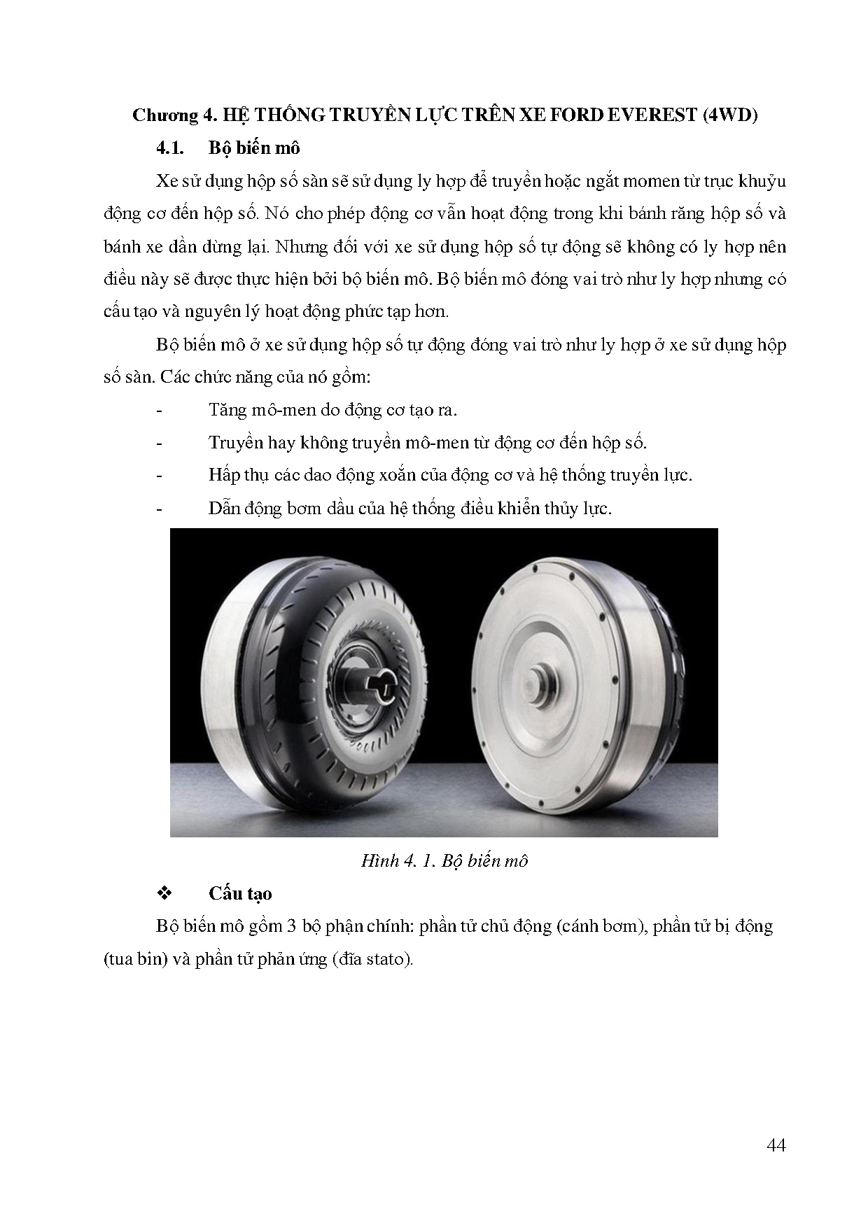 Đồ án tốt nghiệp - Tìm hiểu hệ thống truyền lực 4WD trên xe Ford Everest - Trang 65