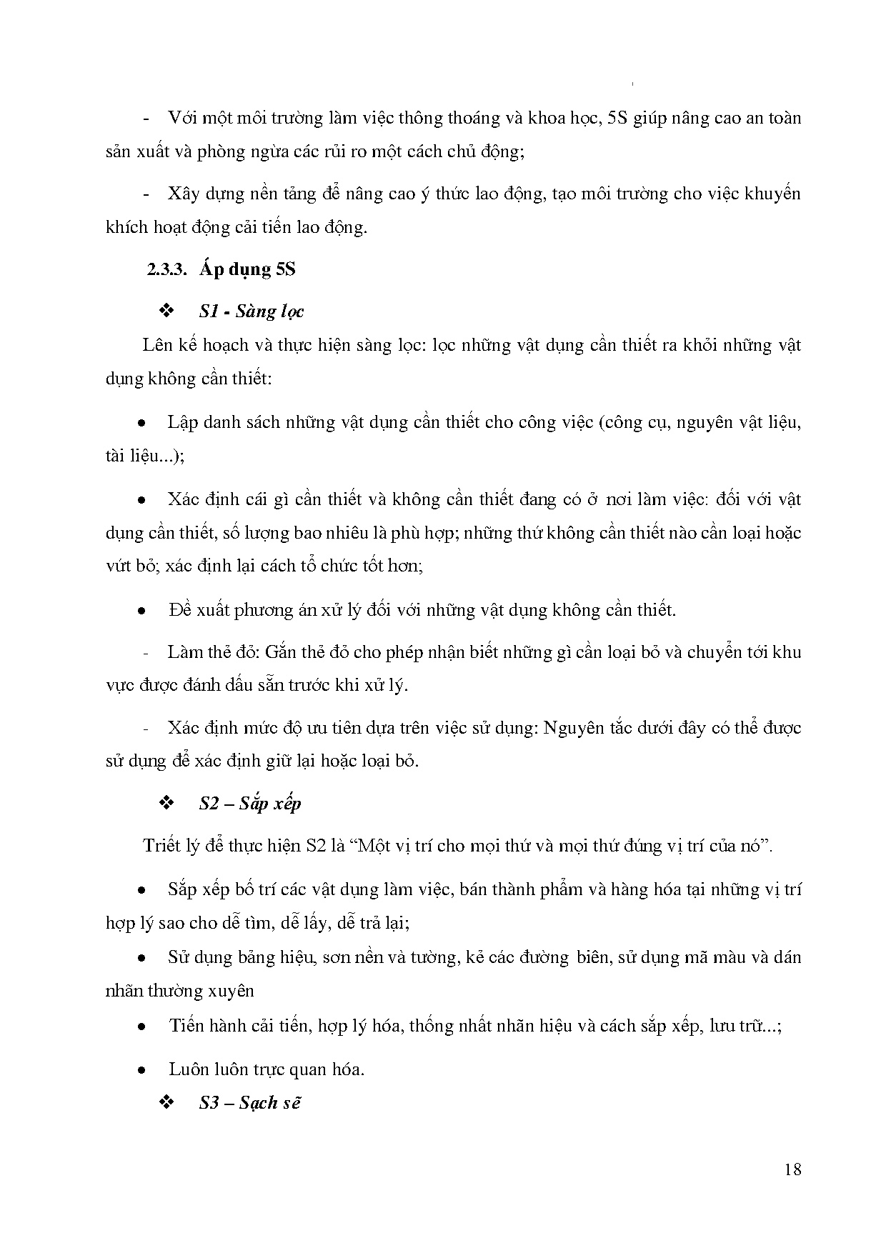 Đồ án tốt nghiệp - Cải tiến quy trình làm việc tinh gọn - Trang 22