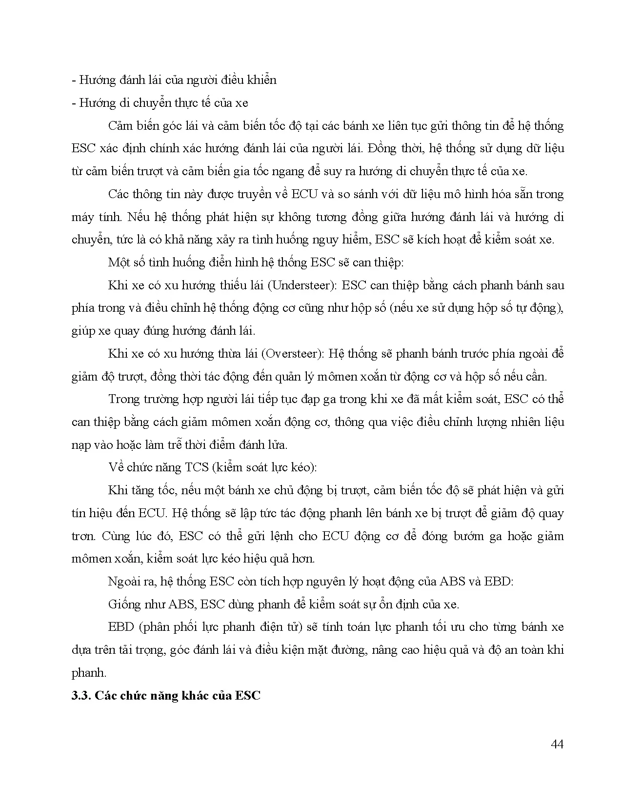 Đồ án tốt nghiệp - Tìm hiểu hệ thông cân bằng điện tử ESC và mô phỏng hoạt động hệ TTTSXTV 2 TỨDC - Trang 65