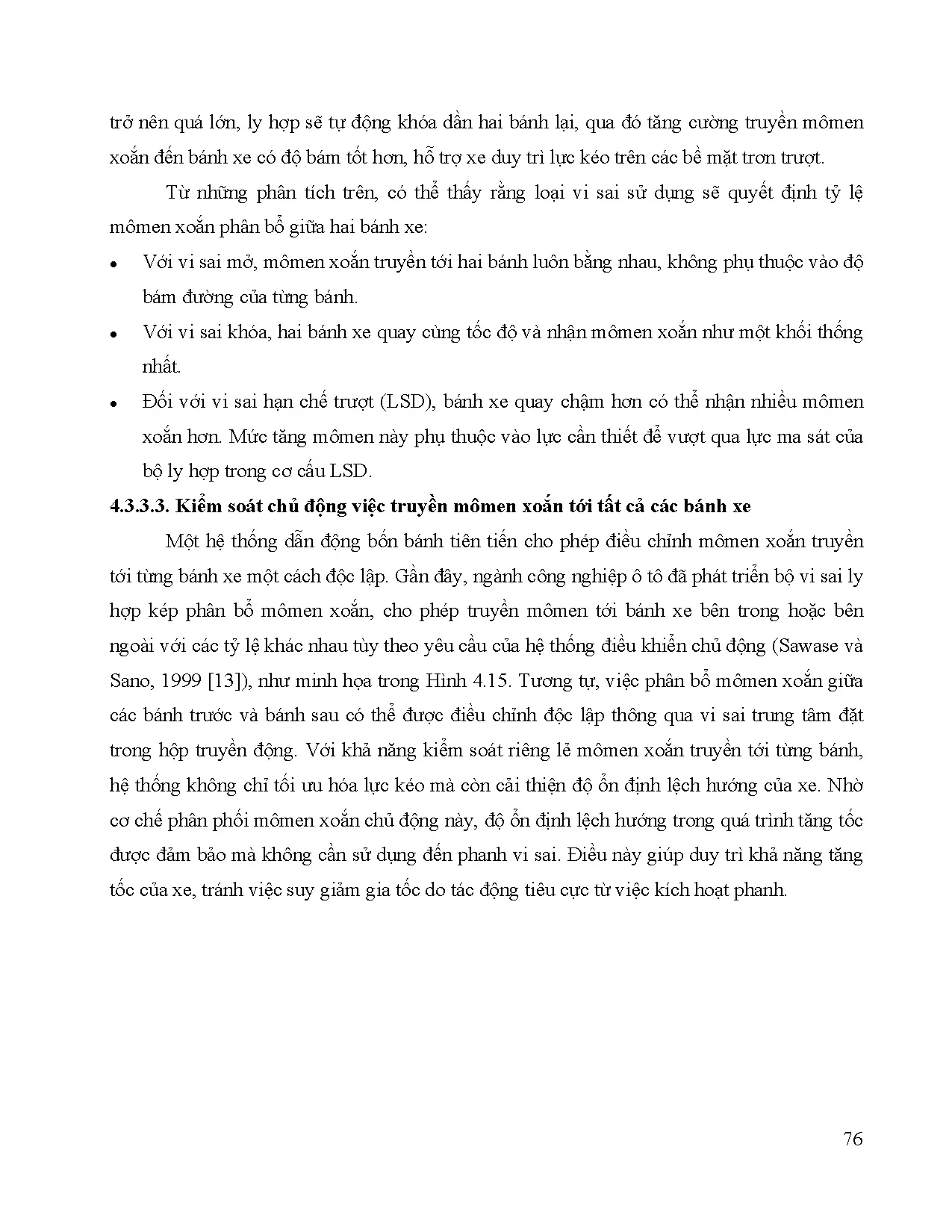 Đồ án tốt nghiệp - Tìm hiểu hệ thông cân bằng điện tử ESC và mô phỏng hoạt động hệ TTTSXTV 2 TỨDC - Trang 97