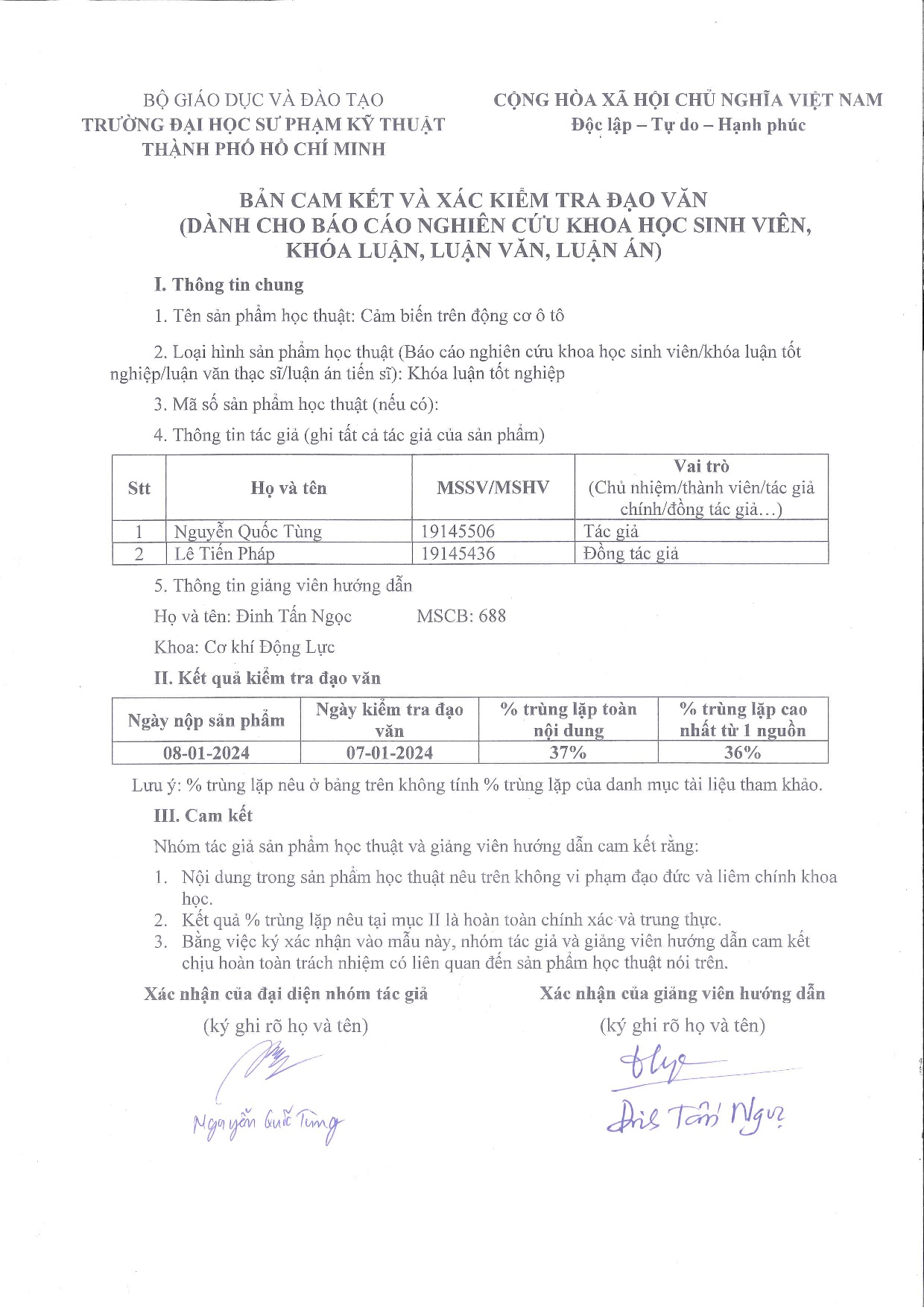 Đồ án tốt nghiệp - Cảm biến trên động cơ ô tô - Trang 173