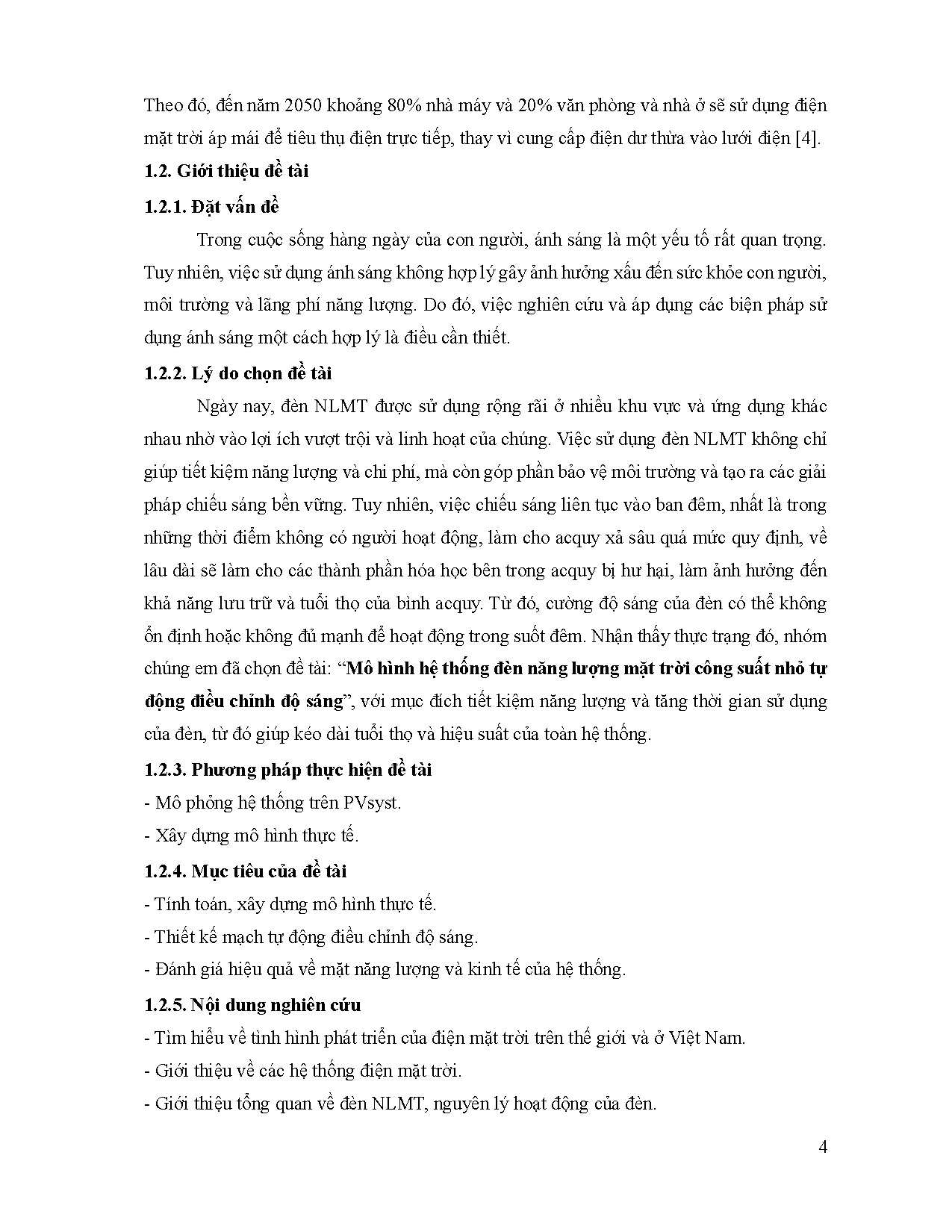 Đồ án tốt nghiệp - Mô hình hệ thống đèn năng lượng mặt trời công suất nhỏ tự động điều chỉnh độ sáng - Trang 14
