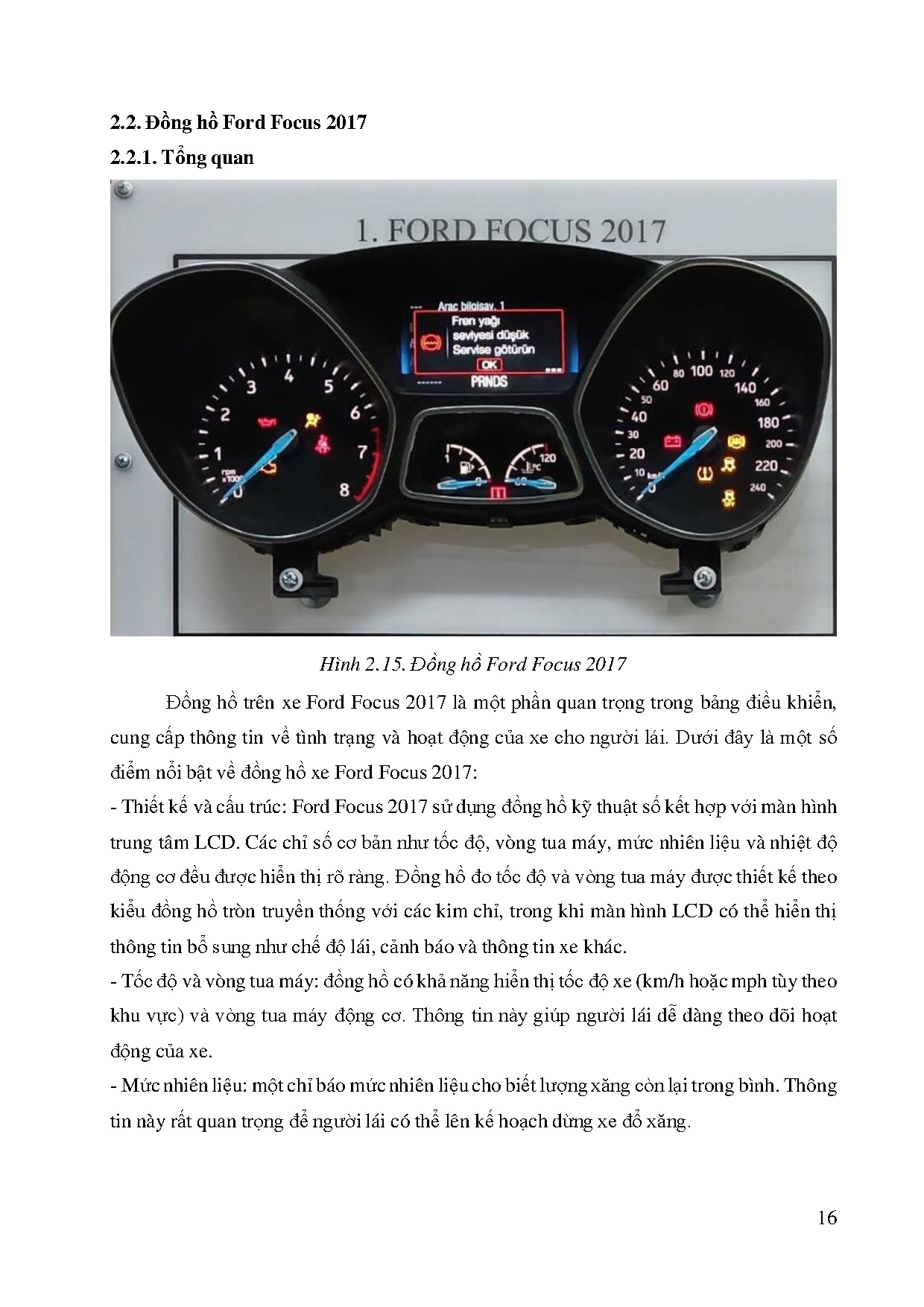 Đồ án tốt nghiệp - Nghiên cứu và thi công mô hình hệ thống thông tin trên các dòng xe ô tô PVCTGD - Trang 33