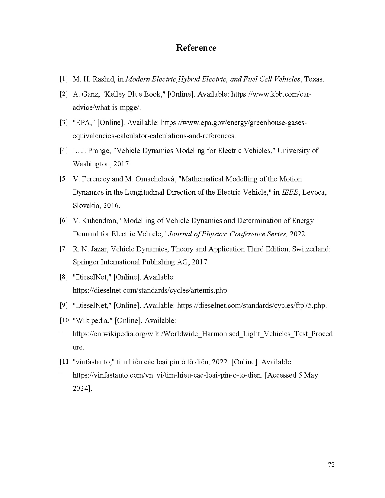 Đồ án tốt nghiệp - Research on electric vehicle dynamic - Trang 86