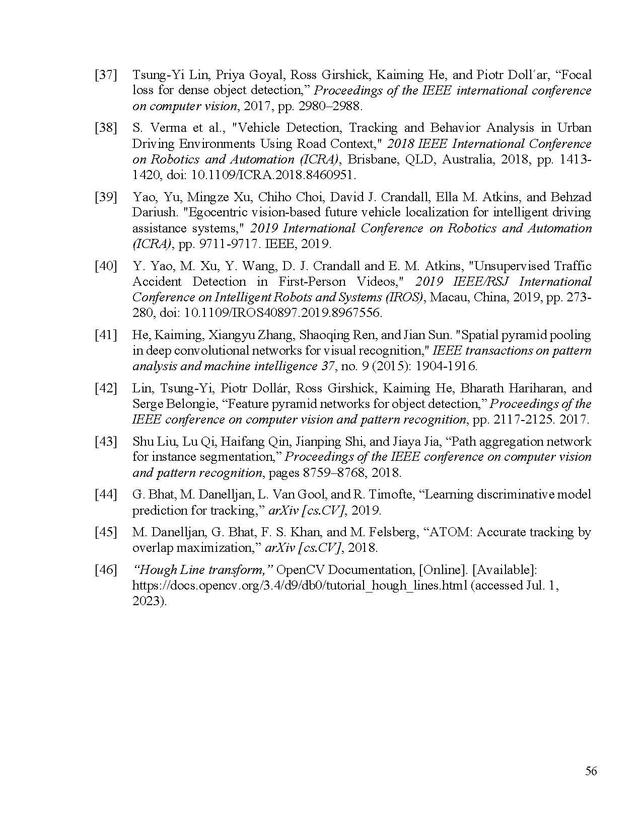 Đồ án tốt nghiệp - Vehicle Detection, Tracking and Behavior analysis with enhancing depth I - Trang 69