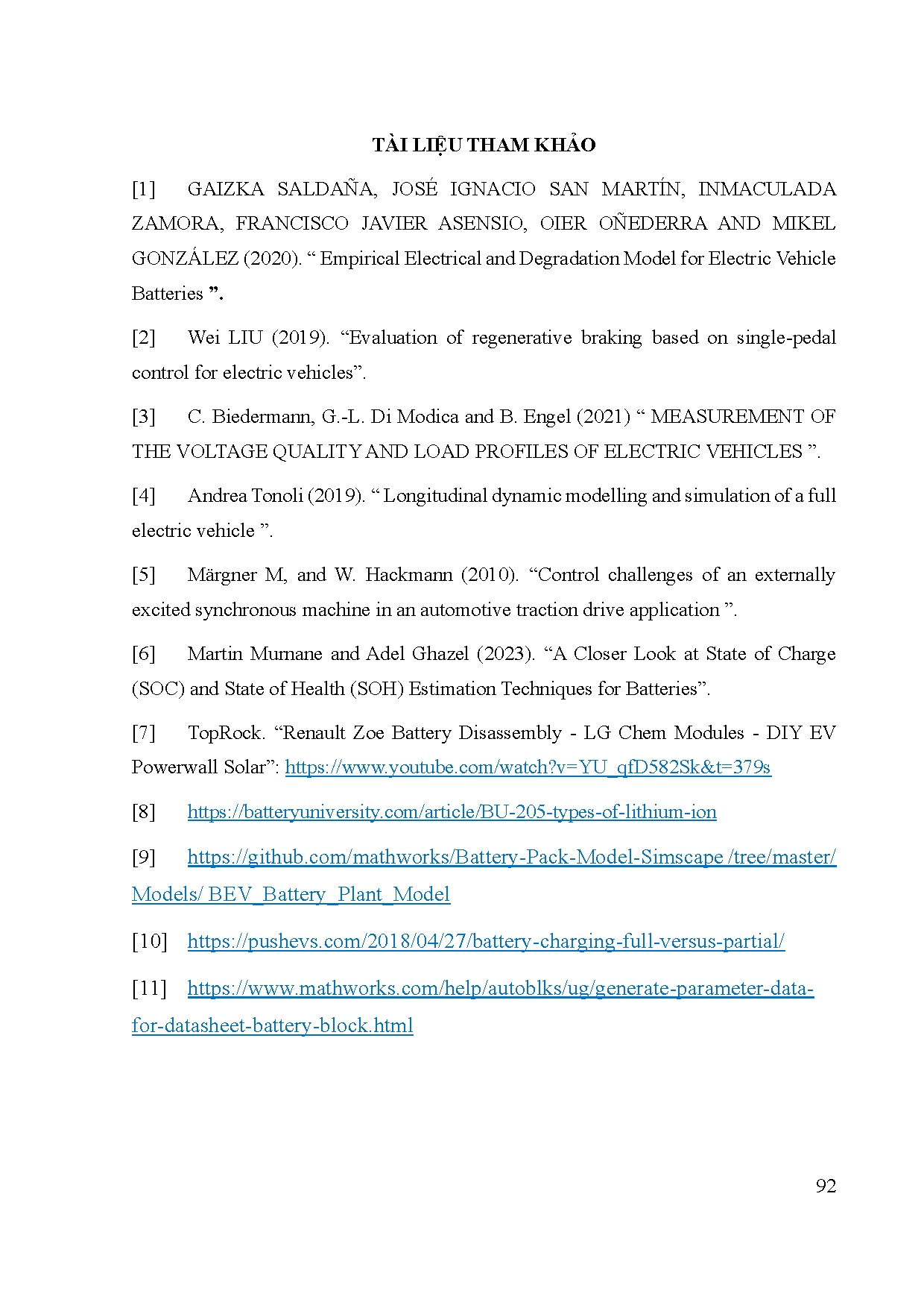 Đồ án tốt nghiệp - Nghiên cứu, mô phỏng hệ thống pin cao áp trên xe điện Renault Zoe 2020 - Trang 114