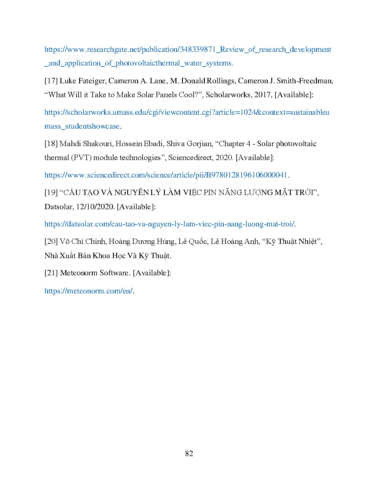 Đồ án tốt nghiệp - Mô phỏng hoạt động tấm quang điện - nhiệt (PV/T) sử dụng Matlab Simulink - Trang 101