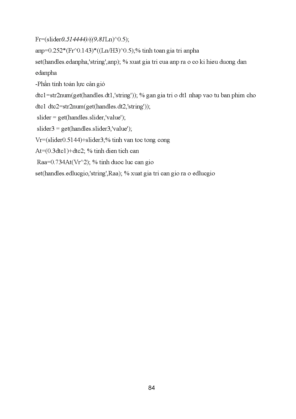 Đồ án tốt nghiệp - Tính toán động lực học tàu thủy - Trang 109