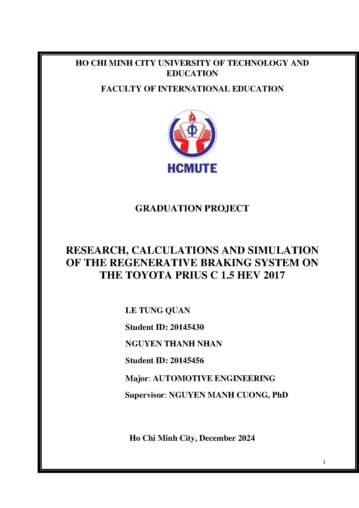 Đồ án tốt nghiệp - Research, Calculations and Simulation of the Regenerative Branking SOTTPC 1 H 2