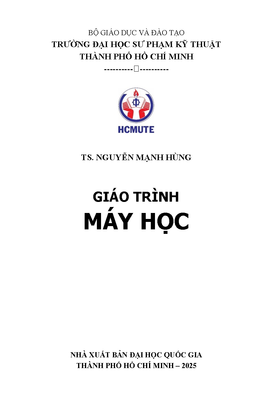 Giáo trình máy học (HCMUTE)