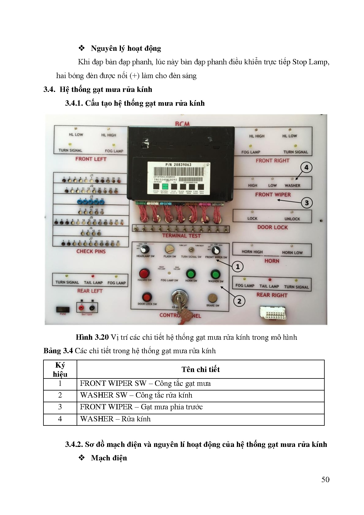Đồ án tốt nghiệp - Nghiên cứu, thực hiện mô hình hệ thống điện thân xe điều khiển bằng BCM trên XCC - Trang 70