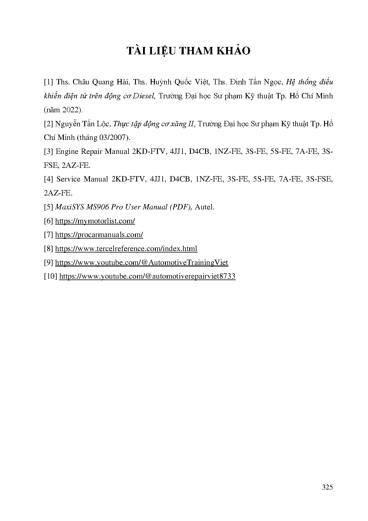 Ảnh một số trang tài liệu