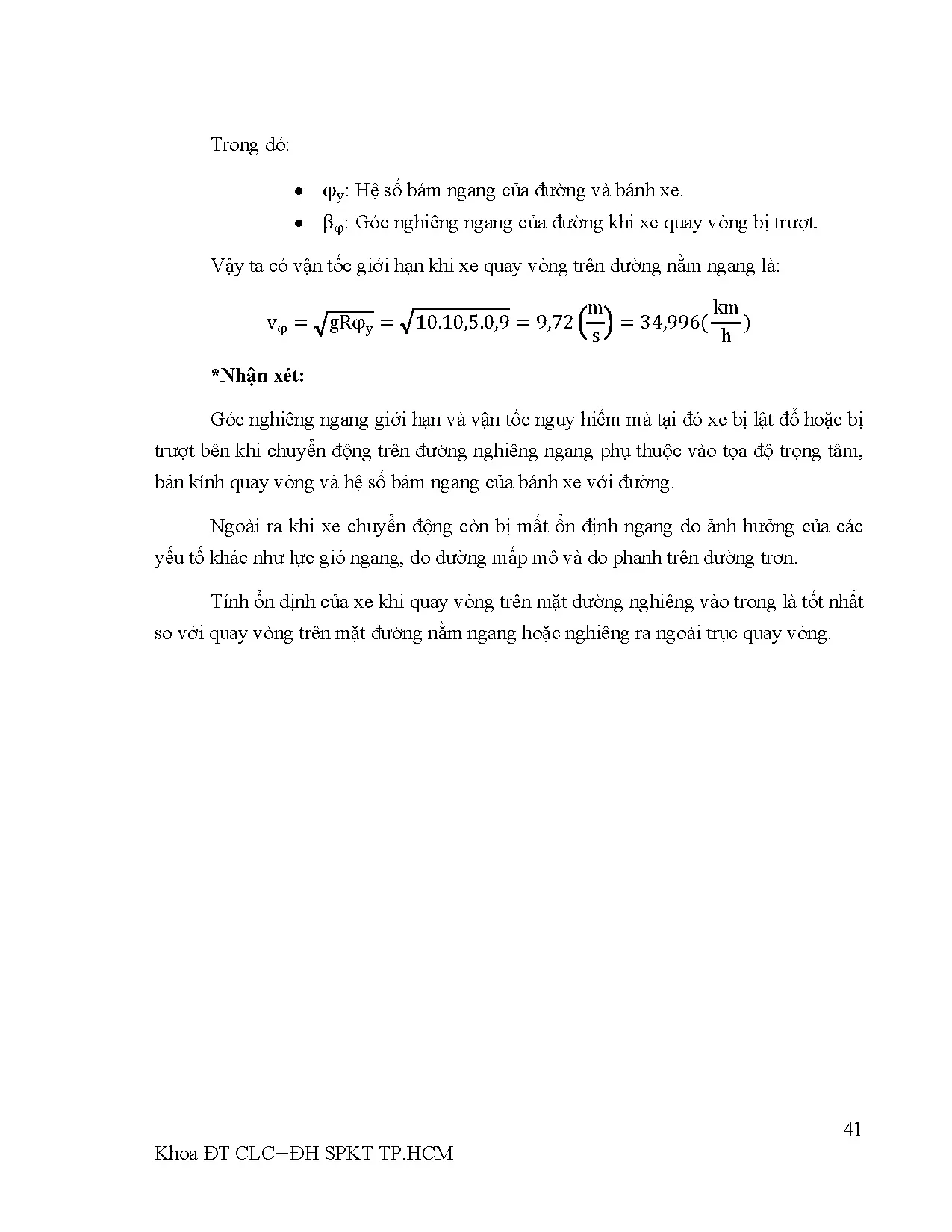 Đồ án tốt nghiệp - Tính toán độ ổn định và quay vòng của xe tải khi chở quá tải - Trang 52