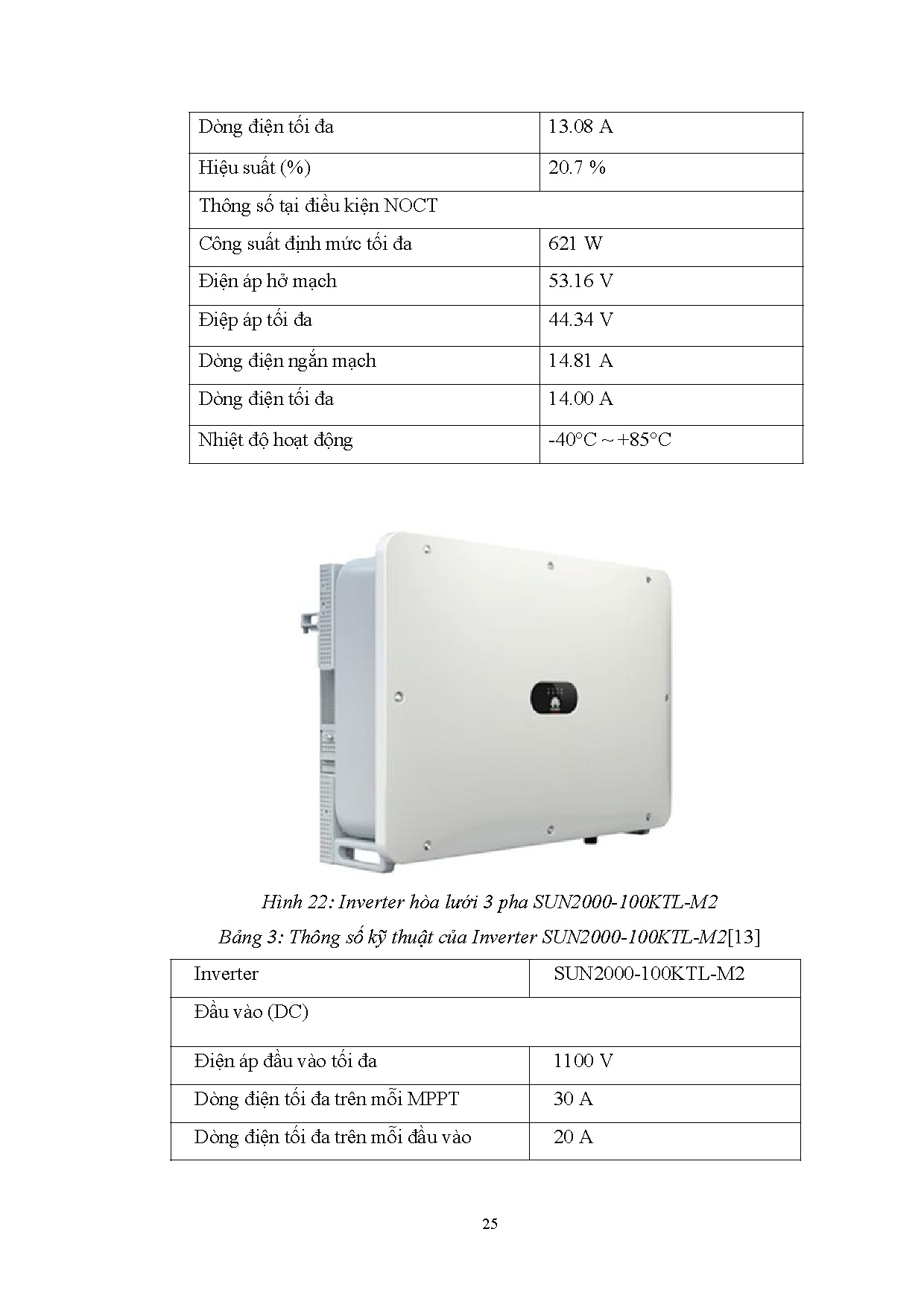 Đồ án tốt nghiệp - Thiết kế hệ thống điện mặt trời hòa lưới cho nhà máy Hangyang digitech vina - Trang 40