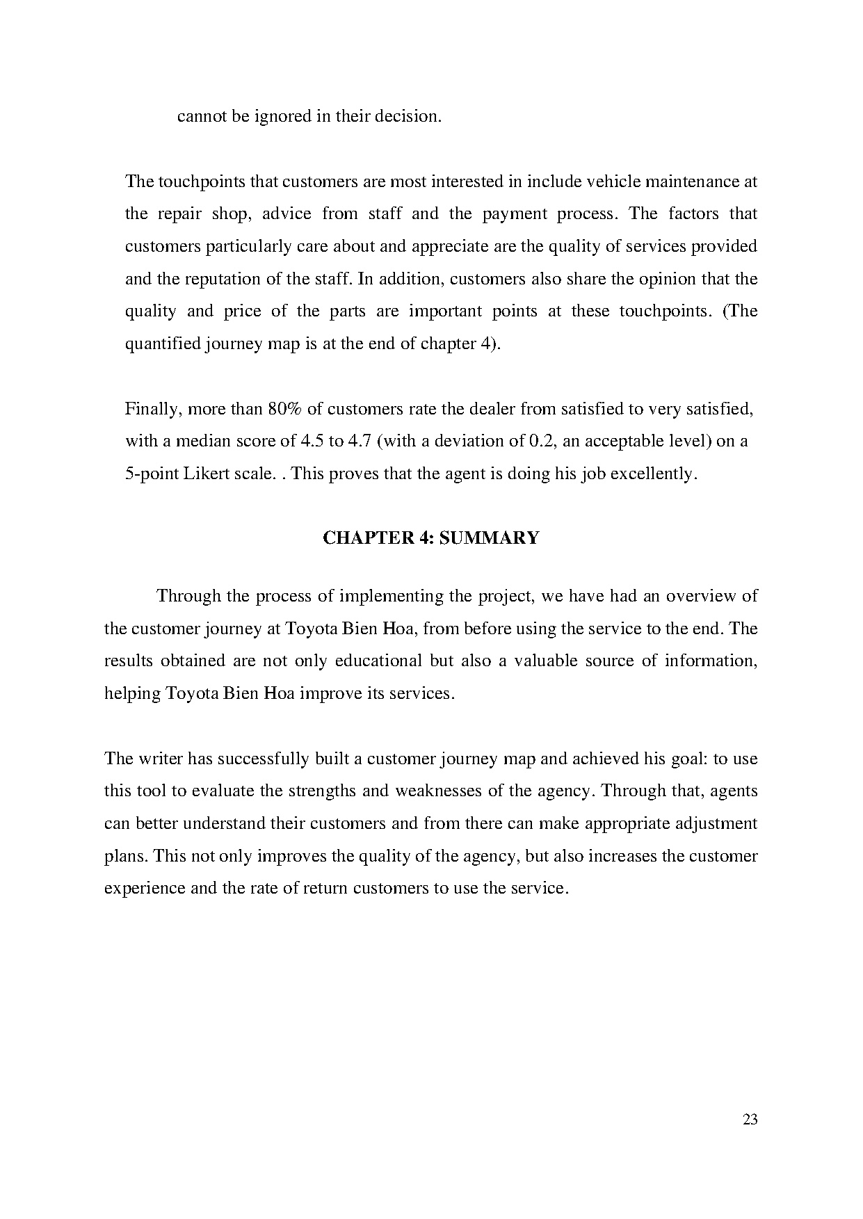 Đồ án tốt nghiệp - Customer journey mapping survey (at Toyota Bien Hoa) - Trang 33