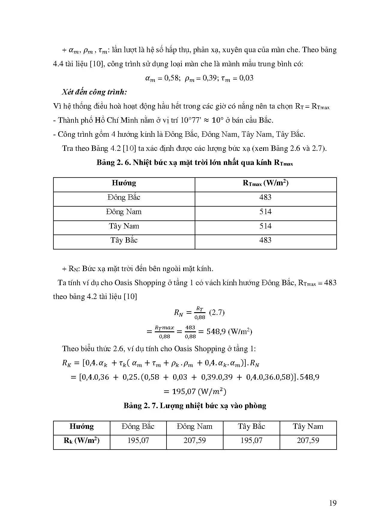 Đồ án tốt nghiệp - Tính toán, kiểm tra hệ thống điều hòa không khí, thông gió và TKBVBPMRCCTKSWTH - Trang 40