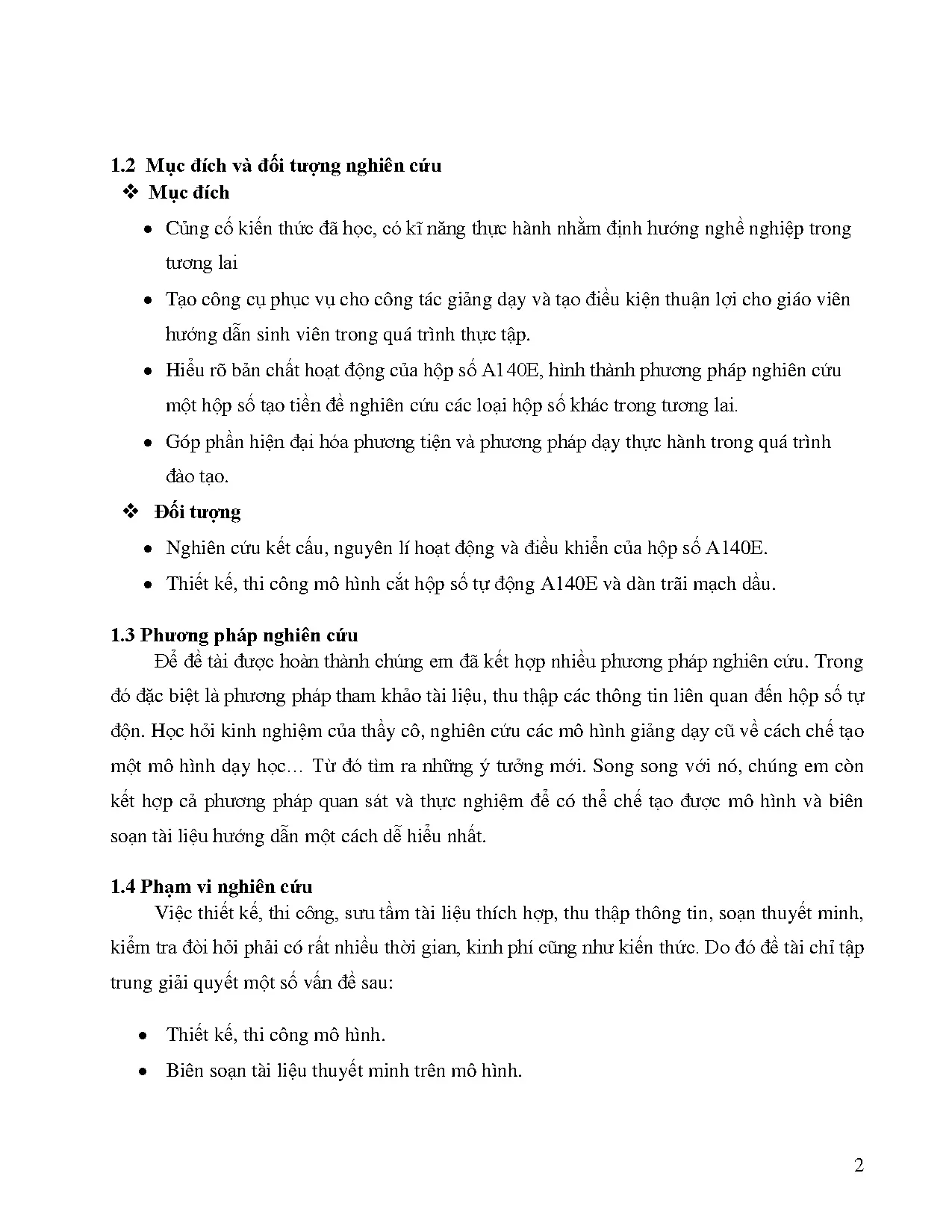 Đồ án tốt nghiệp - Nghiên cứu và thi công mô hình hộp số tự động A140E: Đồ án tốt nghiệp NCNKTÔT - Trang 18
