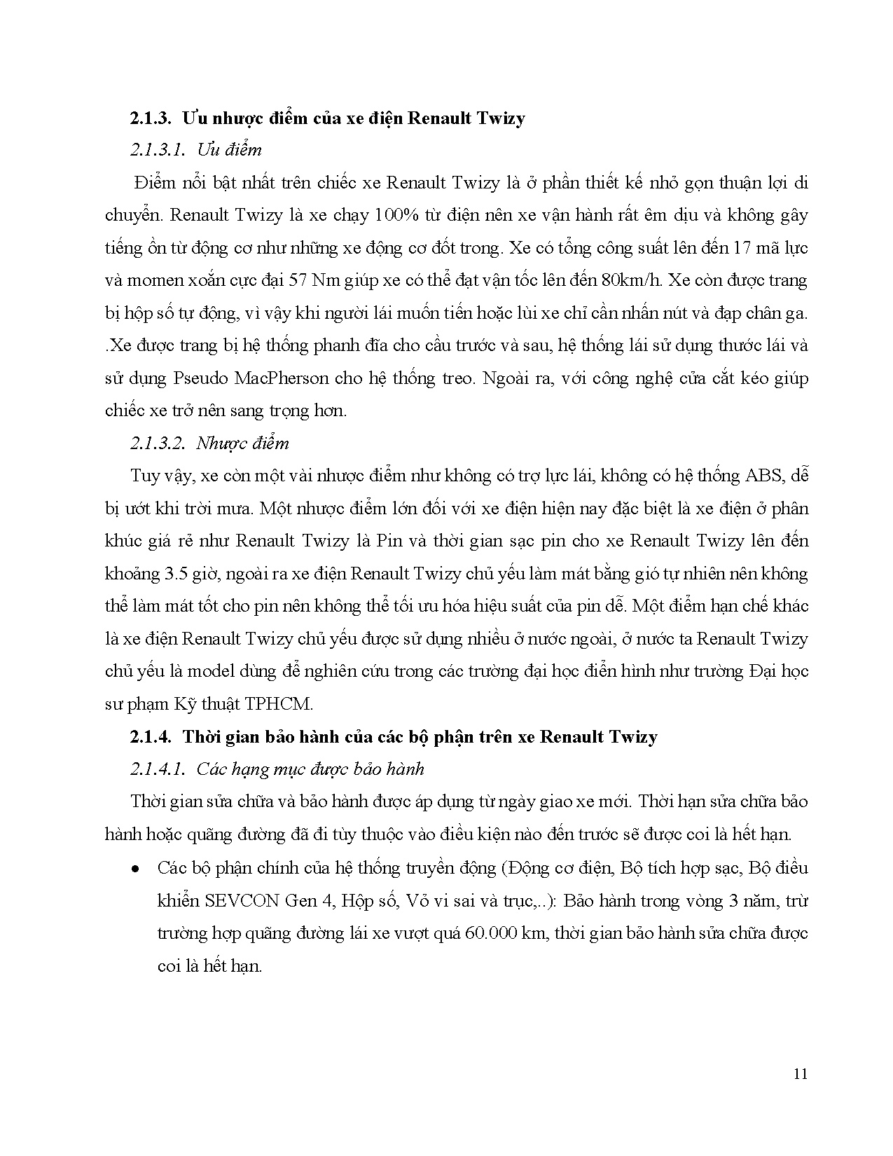 Đồ án tốt nghiệp - Tìm hiểu, khảo sát và xây dựng bộ tài liệu xe điện Renault Twizy - Trang 29