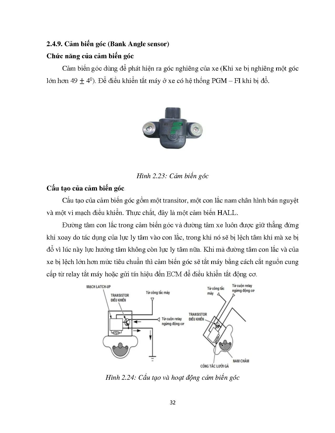 Đồ án tốt nghiệp - Thiết kế, chế tạo mô hình hệ thống điều khiển phun xăng xe máy - Trang 46