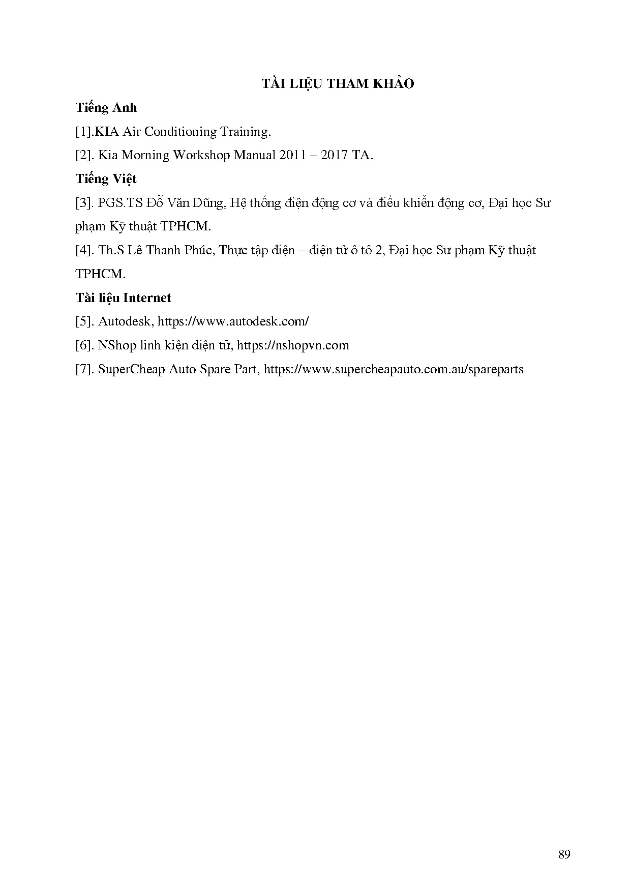 Đồ án tốt nghiệp - Nghiên cứu và thi công hệ thống điện điều hòa không khí trên xe Kia Morning 2015 - Trang 111