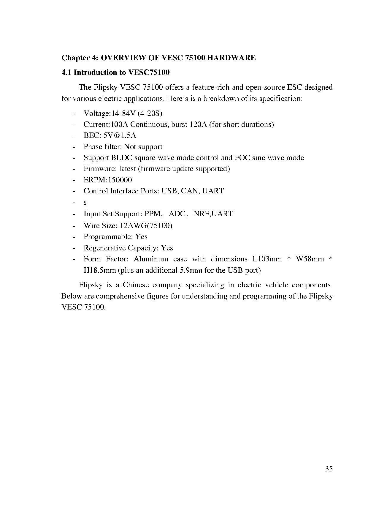 Đồ án tốt nghiệp - Analysis of vedder electronic speed controller: a software-based approach - Trang 52