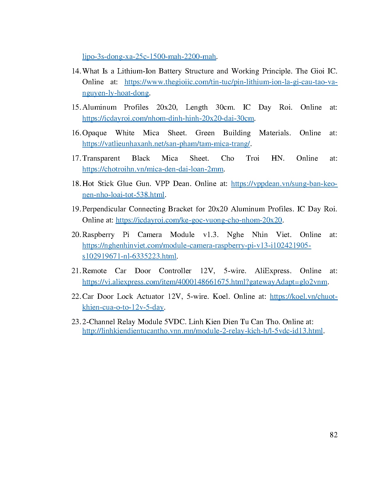 Đồ án tốt nghiệp - A Study of An Early Warning System for Fire Incidents When Cars Parked - Trang 99