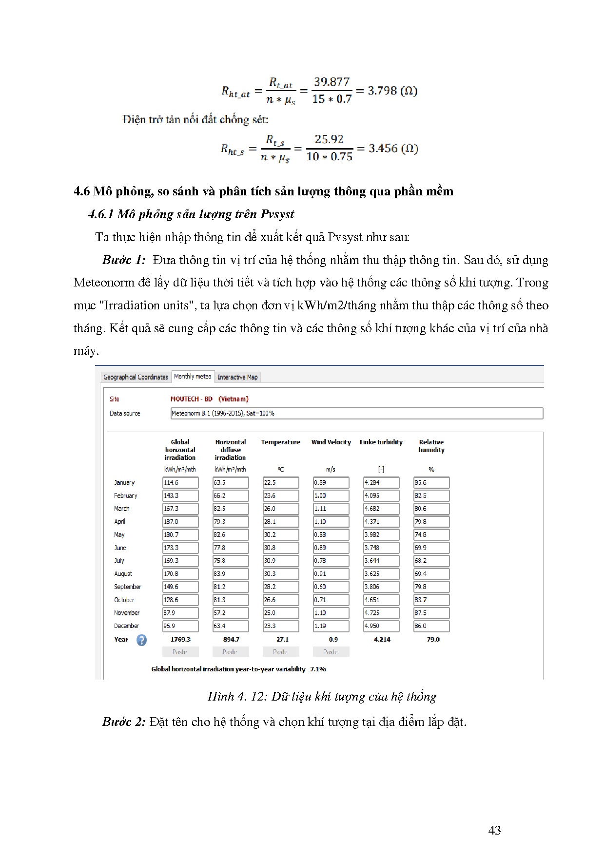 Đồ án tốt nghiệp - Tính toán lựa chọn công suất hệ thống điện mặt trời tối ưu dựa vào tải TTCCTTM - Trang 58