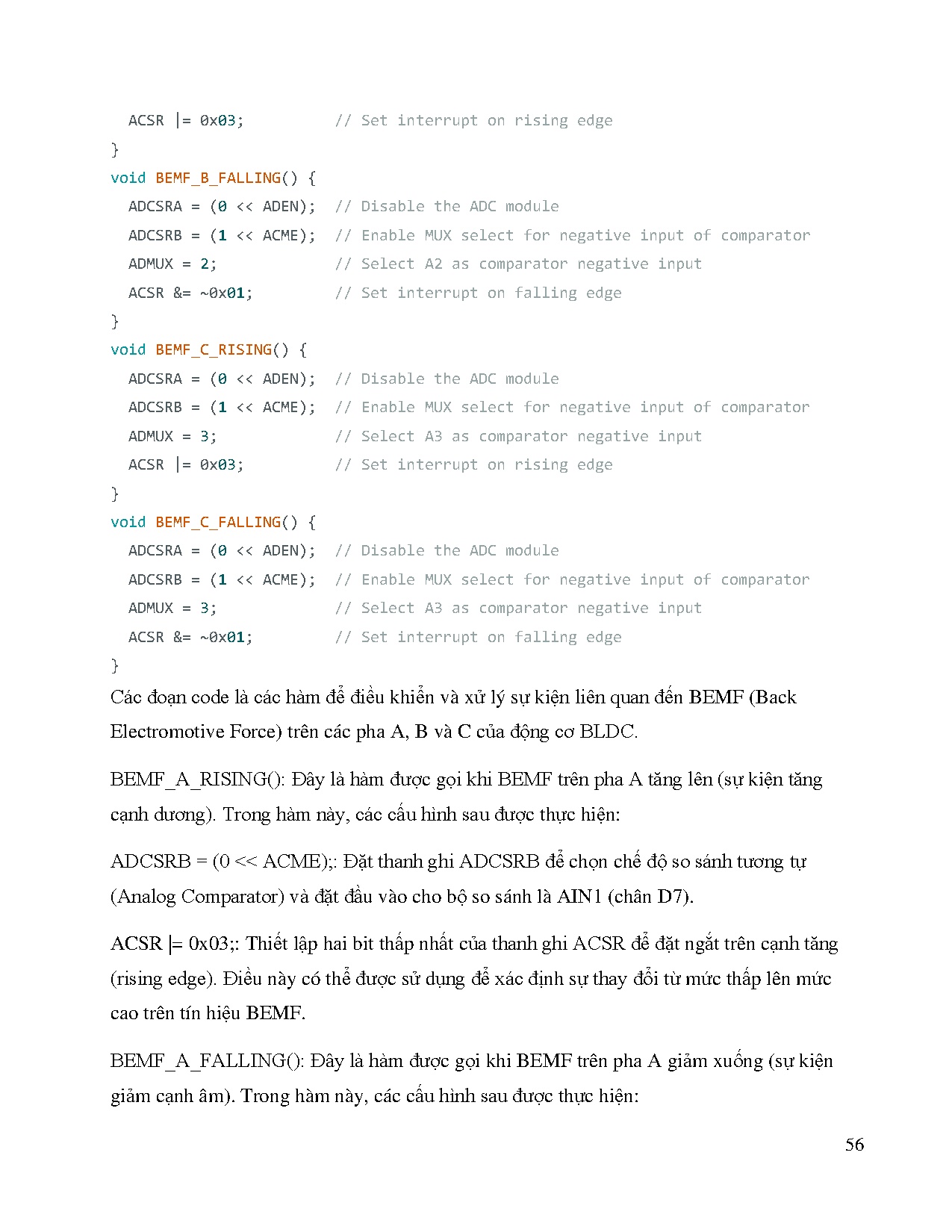 Đồ án tốt nghiệp - Bộ biến tần 3 pha cho động cơ không chổi than - Trang 72