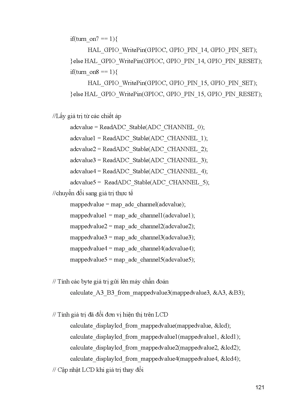 Đồ án tốt nghiệp - Nghiên cứu, thử nghiệm Mô-Đun giả lập hệ thống chẩn đoán trên ô tô thông qua MC - Trang 136