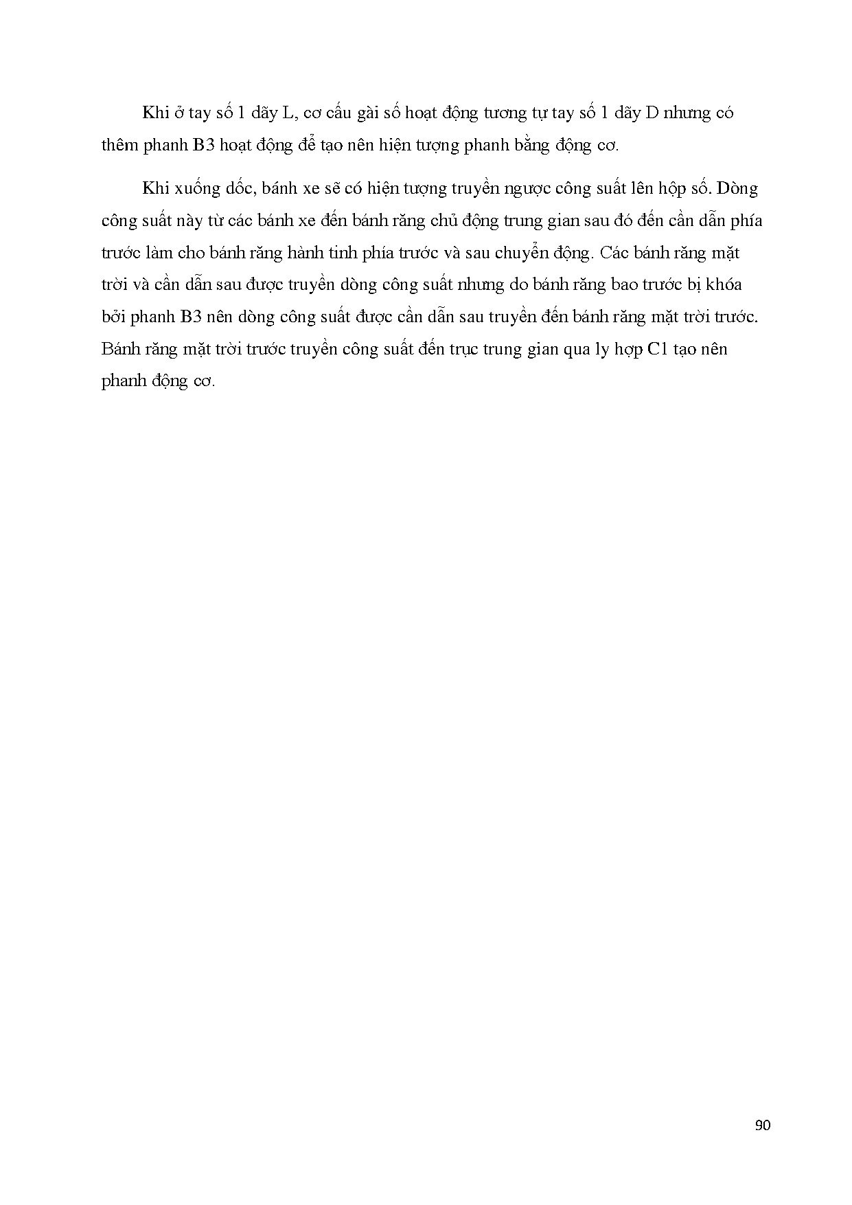 Đồ án tốt nghiệp - Nghiên cứu và thi công hoàn thiện mô hình động cơ 1SZ - FE và hộp số U340E - Trang 112