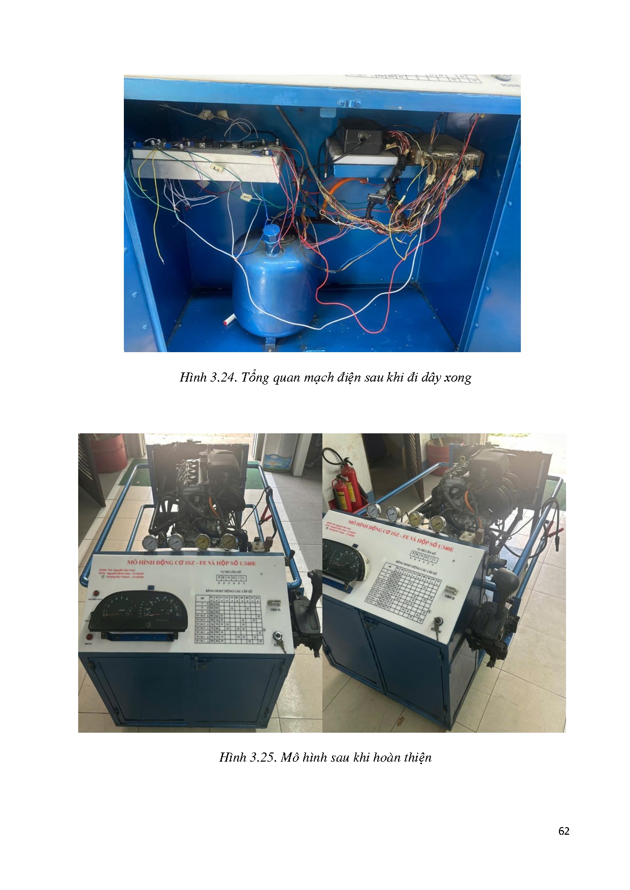 Đồ án tốt nghiệp - Nghiên cứu và thi công hoàn thiện mô hình động cơ 1SZ - FE và hộp số U340E - Trang 84