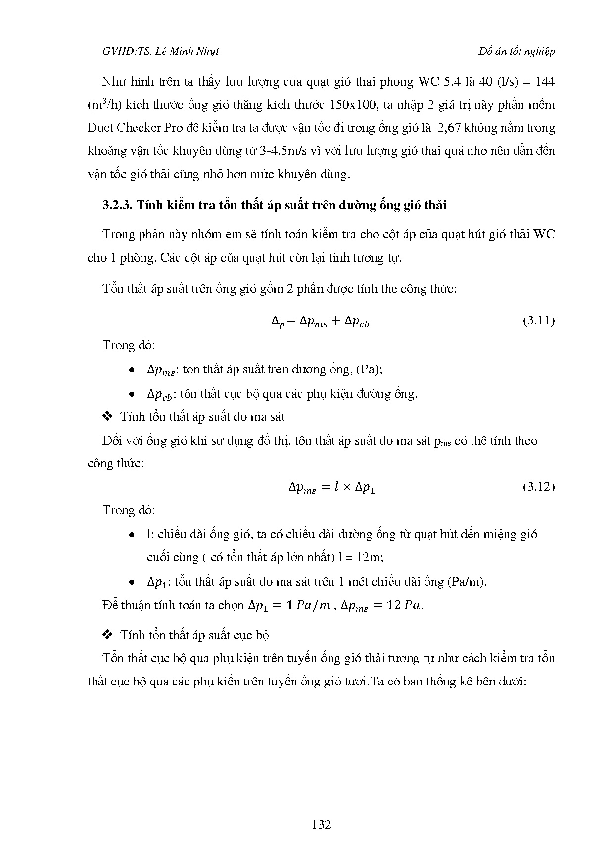 Đồ án tốt nghiệp - Tính toán kiểm tra và triển khai bản vẽ bằng Revit cho hệ thống ĐHKKVTGKNDKSNPĐN - Trang 146