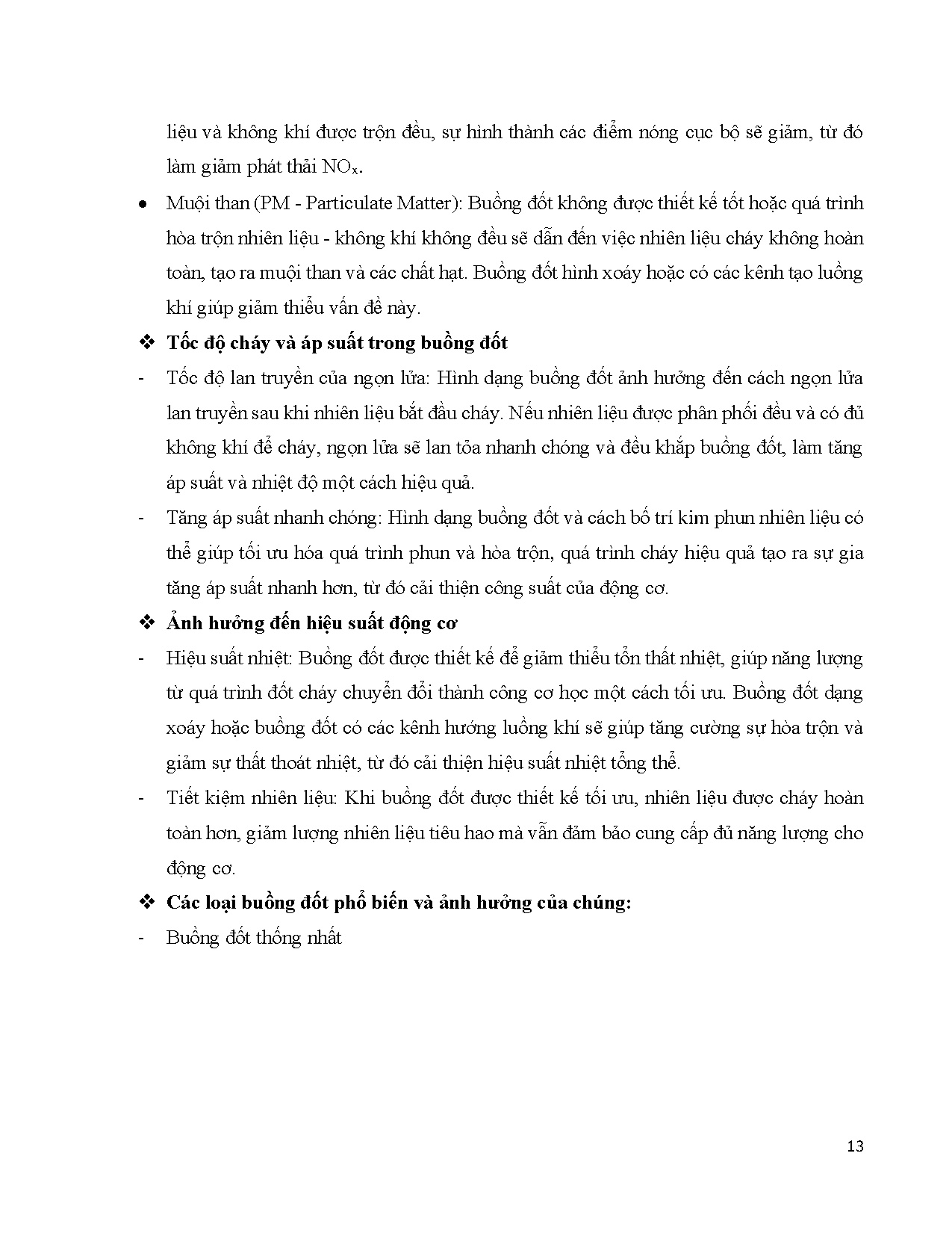 Đồ án tốt nghiệp - Ứng dụng phần mềm AVL FIRE mô phỏng đặc tính của quá trình cháy trên động cơ DVR - Trang 35