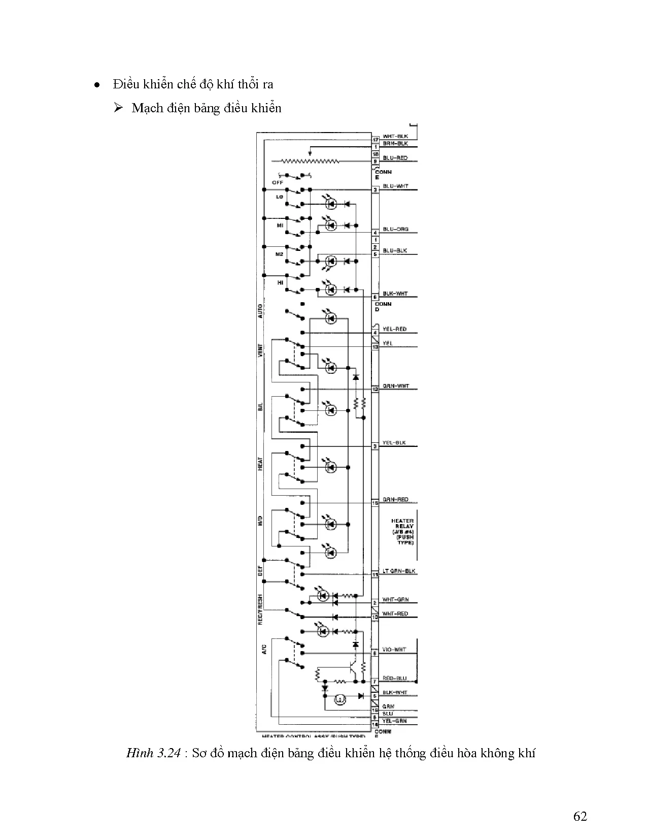 Đồ án tốt nghiệp - Thiết kế mô hình thực hành trên hệ thống điện động cơ 5s-fe và hệ thống ĐHKKT ô T - Trang 72