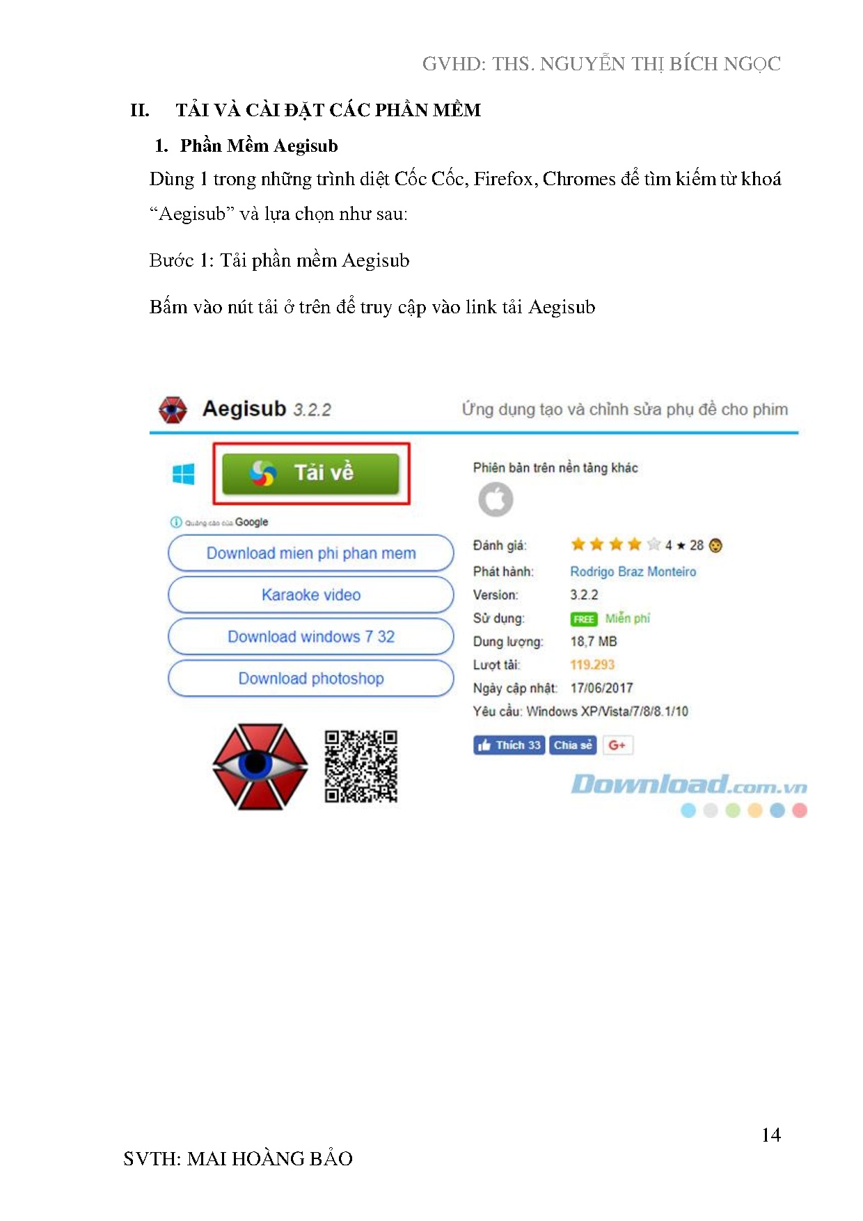 Ảnh một số trang tài liệu