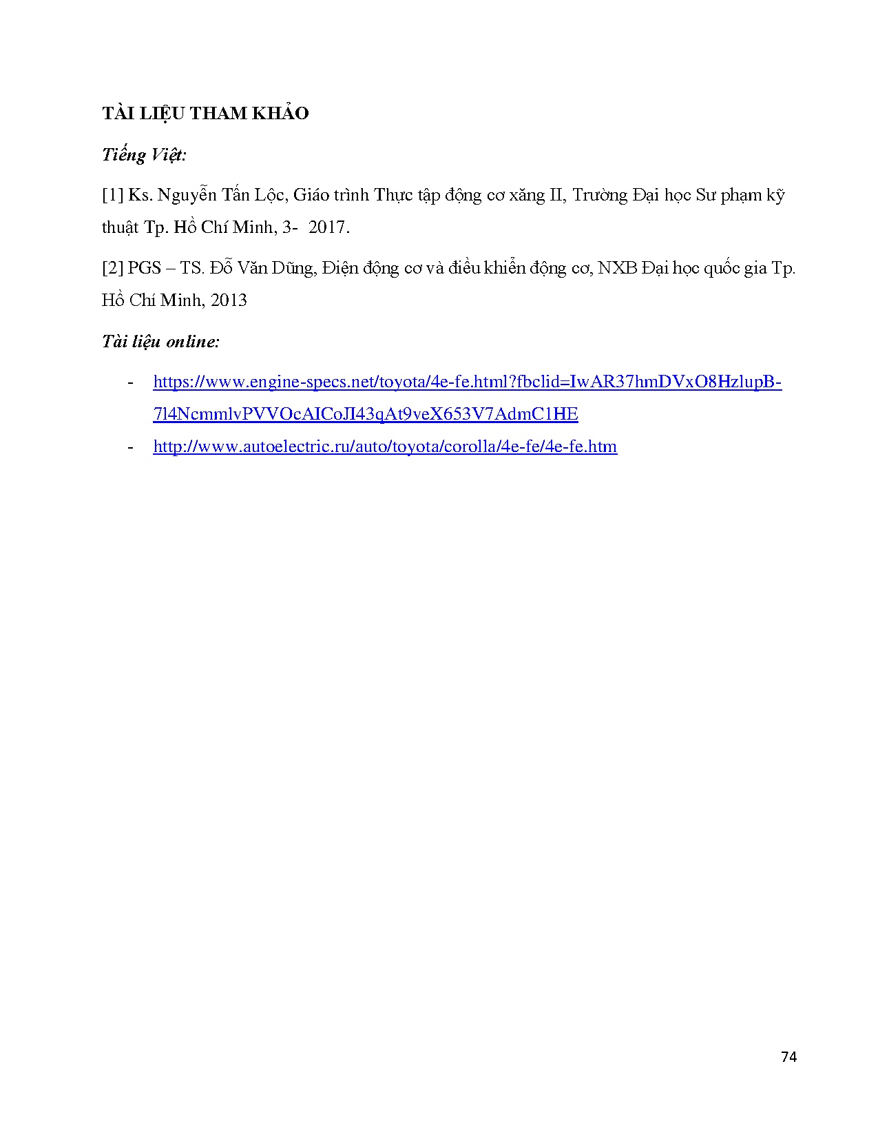 Ảnh một số trang tài liệu